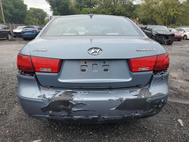 5NPET46C59H490800 - 2009 HYUNDAI SONATA GLS BLUE photo 6