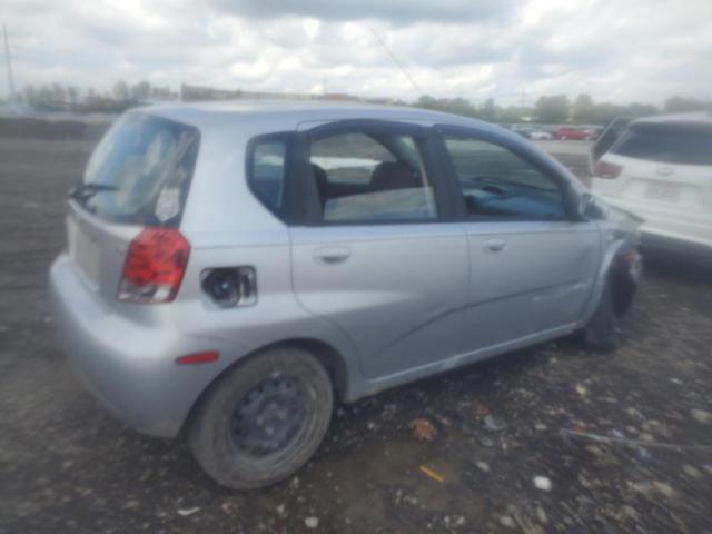 KL1TD66617B773842 - 2007 CHEVROLET AVEO BASE Gümüş foto 3