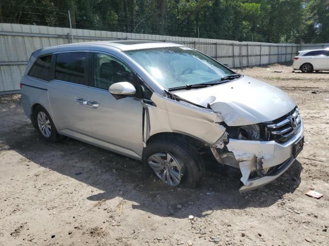 5FNRL5H61EB106812 - 2014 HONDA ODYSSEY EXL SILVER photo 4