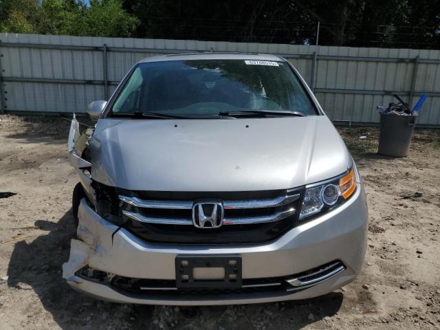 5FNRL5H61EB106812 - 2014 HONDA ODYSSEY EXL SILVER photo 5