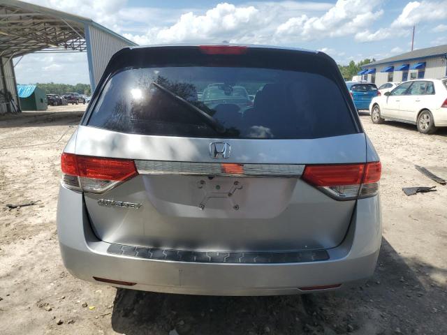 5FNRL5H61EB106812 - 2014 HONDA ODYSSEY EXL SILVER photo 6