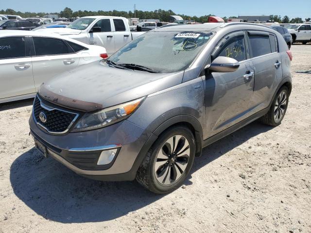 KNDPCCA68D7514265 - 2013 KIA SPORTAGE SX GRAY photo 1