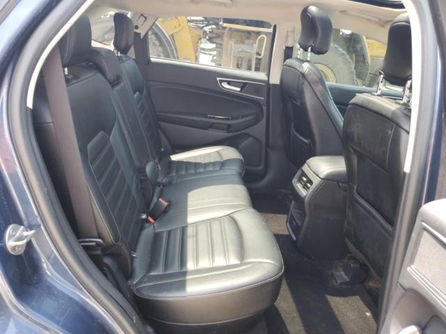 2FMPK4J90KBB00433 - 2019 FORD EDGE SEL BLUE photo 10