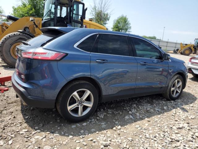 2FMPK4J90KBB00433 - 2019 FORD EDGE SEL BLUE photo 3
