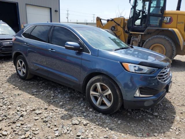 2FMPK4J90KBB00433 - 2019 FORD EDGE SEL BLUE photo 4
