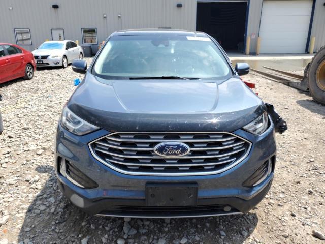 2FMPK4J90KBB00433 - 2019 FORD EDGE SEL BLUE photo 5