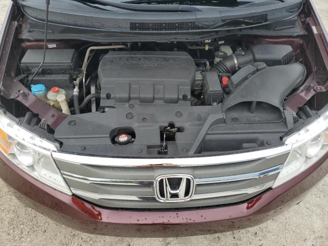 5FNRL5H61DB054757 - 2013 HONDA ODYSSEY EXL Tünd qırmızı foto 12