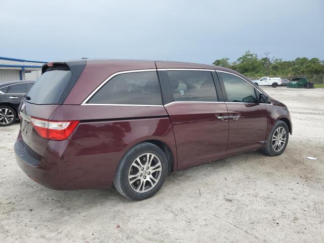 5FNRL5H61DB054757 - 2013 HONDA ODYSSEY EXL Tünd qırmızı foto 3