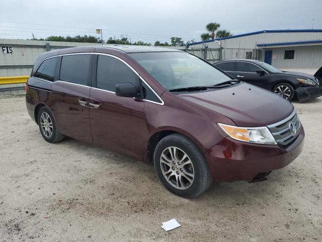 5FNRL5H61DB054757 - 2013 HONDA ODYSSEY EXL Tünd qırmızı foto 4