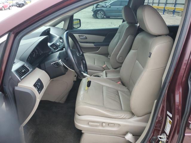 5FNRL5H61DB054757 - 2013 HONDA ODYSSEY EXL Tünd qırmızı foto 7