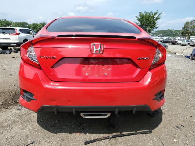 2HGFC2F81LH593282 - 2020 HONDA CIVIC SPORT 红色 照片 6