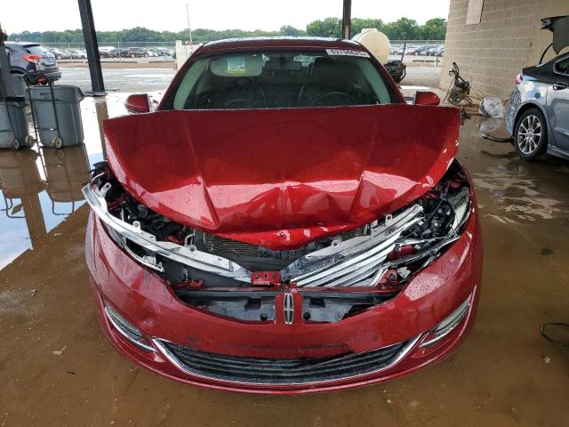 3LN6L2J94ER811068 - 2014 LINCOLN MKZ RED photo 5