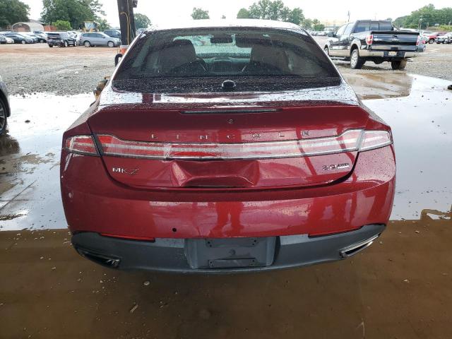 3LN6L2J94ER811068 - 2014 LINCOLN MKZ RED photo 6
