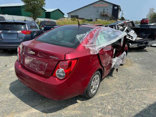 1G1JA5EH3E4239791 - 2014 CHEVROLET SONIC LS წითელი ფოტო 3