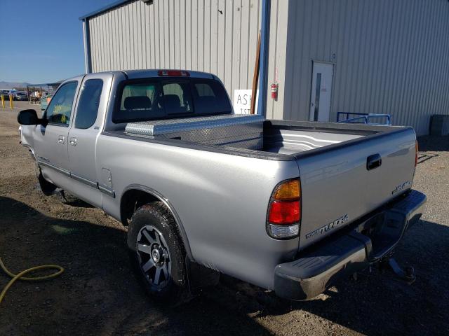 5TBBT44182S220411 - 2002 TOYOTA TUNDRA ACCESS CAB Argent photo 3