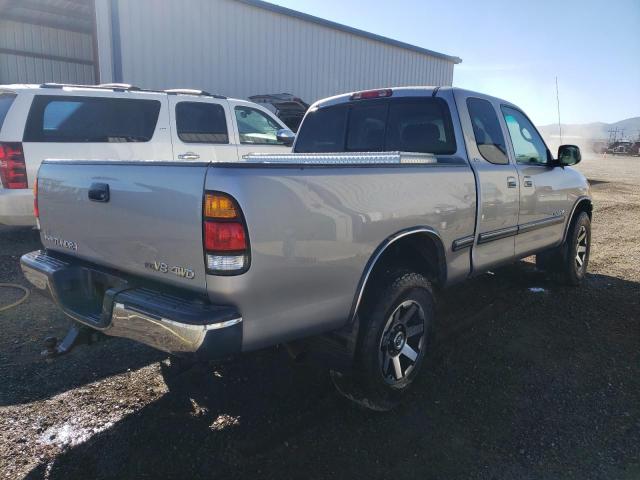 5TBBT44182S220411 - 2002 TOYOTA TUNDRA ACCESS CAB Argent photo 4