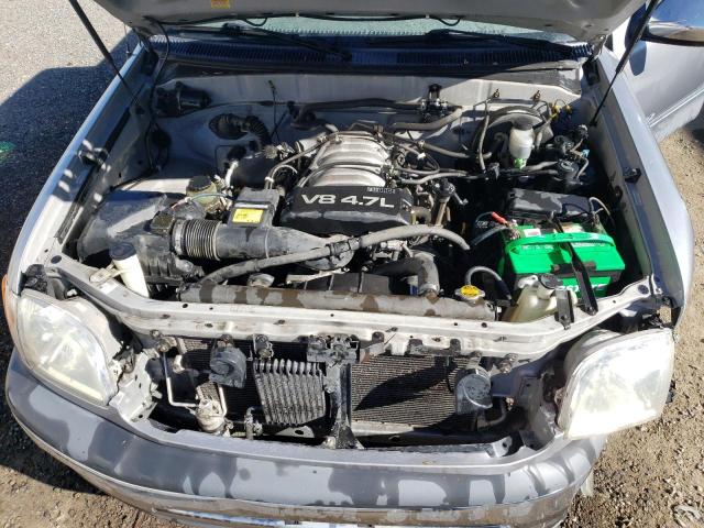 5TBBT44182S220411 - 2002 TOYOTA TUNDRA ACCESS CAB Argent photo 7