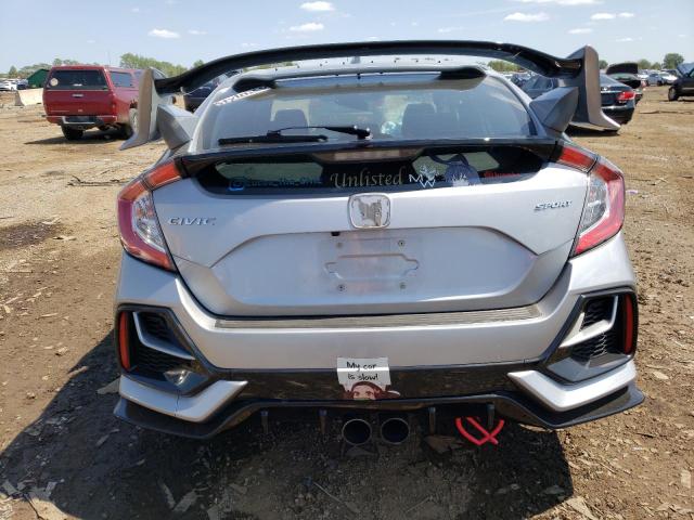 SHHFK7H4XMU416731 - 2021 HONDA CIVIC SPORT SILVER photo 6
