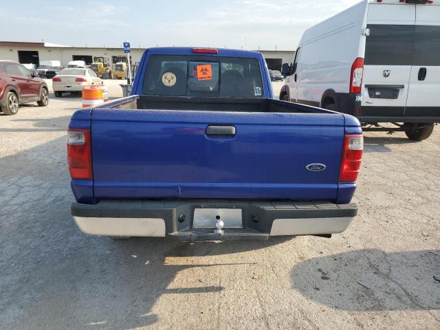 1FTYR44U43PB89311 - 2003 FORD RANGER SUPER CAB BLUE photo 6