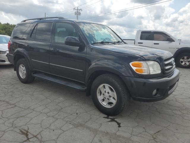 5TDZT38A52S057453 - 2002 TOYOTA SEQUOIA LIMITED BLACK photo 4