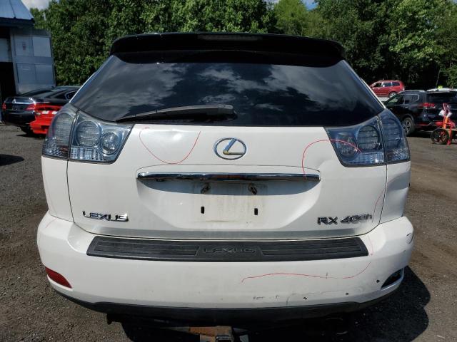 JTJHW31U260035455 - 2006 LEXUS RX 400 WHITE photo 6