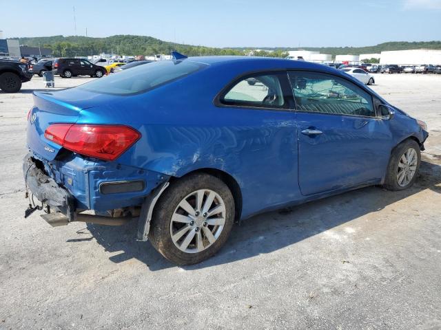 KNAFX6A8XF5342982 - 2015 KIA FORTE EX BLUE photo 3