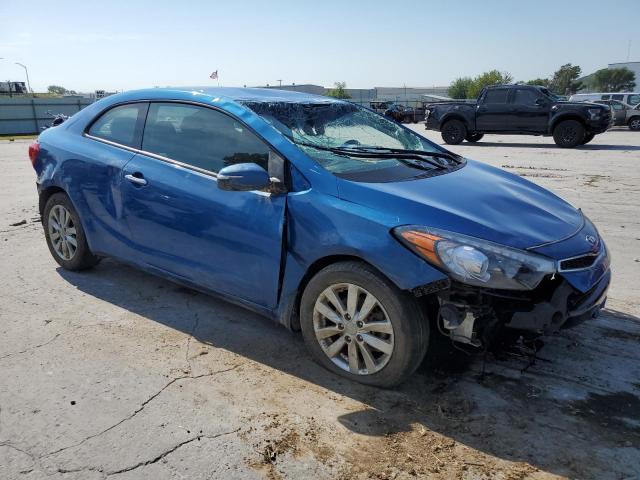 KNAFX6A8XF5342982 - 2015 KIA FORTE EX BLUE photo 4