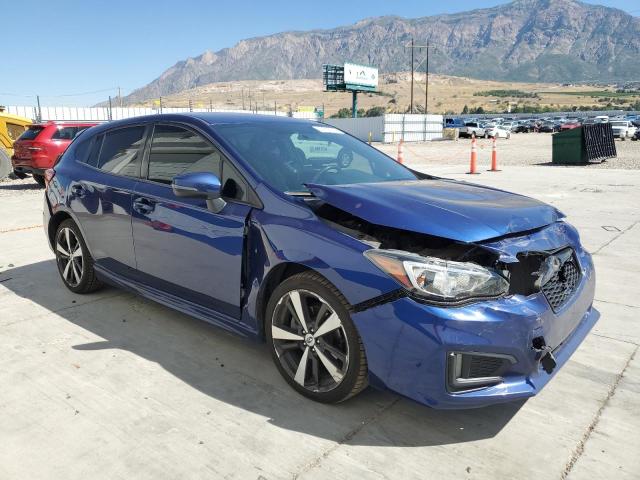 4S3GTAK64H3722790 - 2017 SUBARU IMPREZA SPORT BLUE photo 4