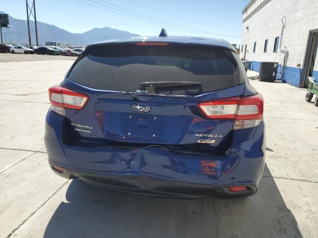 4S3GTAK64H3722790 - 2017 SUBARU IMPREZA SPORT BLUE photo 6