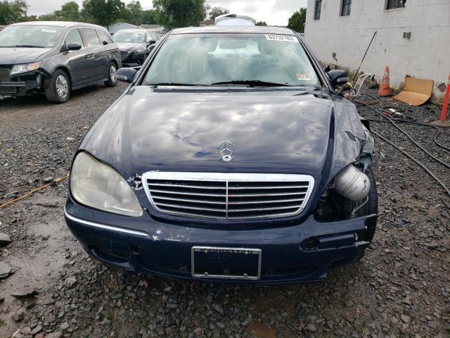 WDBNG70J9YA076971 - 2000 MERCEDES-BENZ S 430 BLUE photo 5