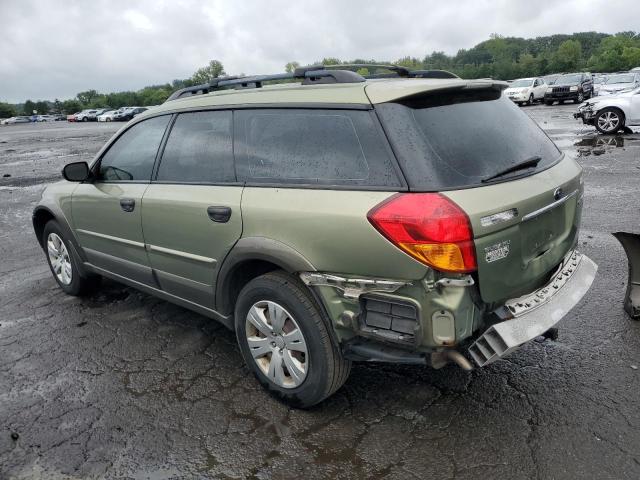 4S4BP61CX77322027 - 2007 SUBARU LEGACY OUTBACK 2.5I GREEN photo 2