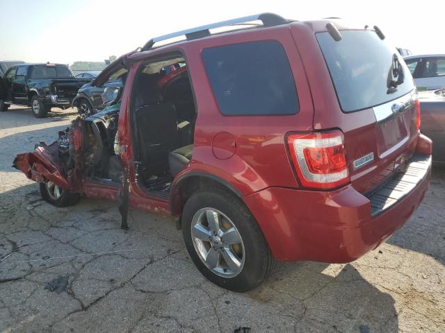 1FMCU9E76BKB45316 - 2011 FORD ESCAPE LIMITED RED photo 2