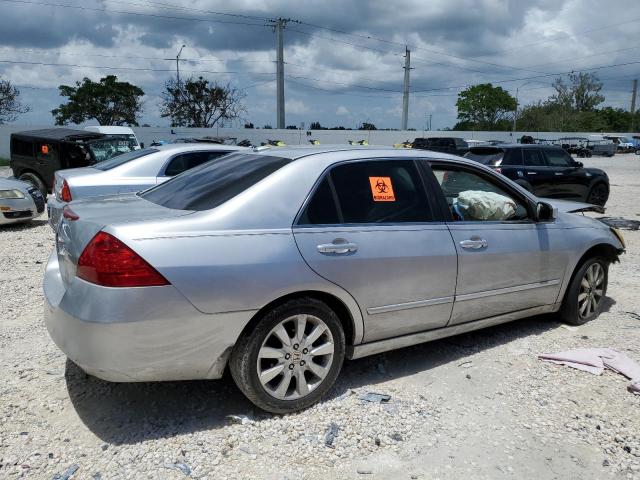 1HGCM66537A063039 - 2007 HONDA ACCORD EX SILVER photo 3