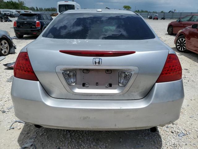 1HGCM66537A063039 - 2007 HONDA ACCORD EX SILVER photo 6