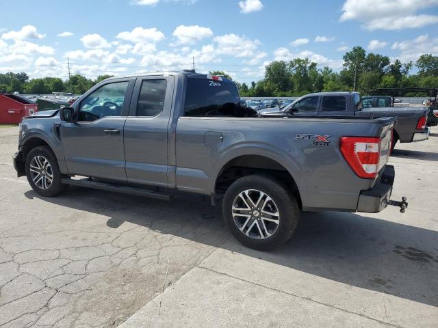 1FTEX1EP9PFA98417 - 2023 FORD F150 SUPER CAB GRAY photo 2