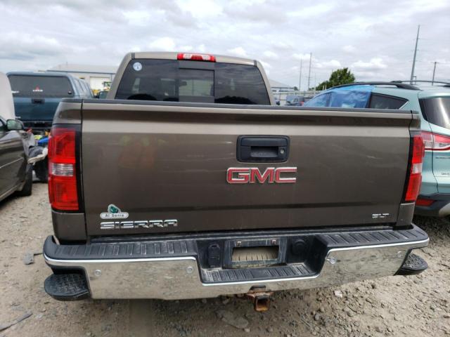 3GTU2VEC3EG449459 - 2014 GMC SIERRA K1500 SLT BROWN photo 6