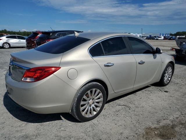 2G4GN5EC8B9214822 - 2011 BUICK REGAL CXL GOLD photo 3