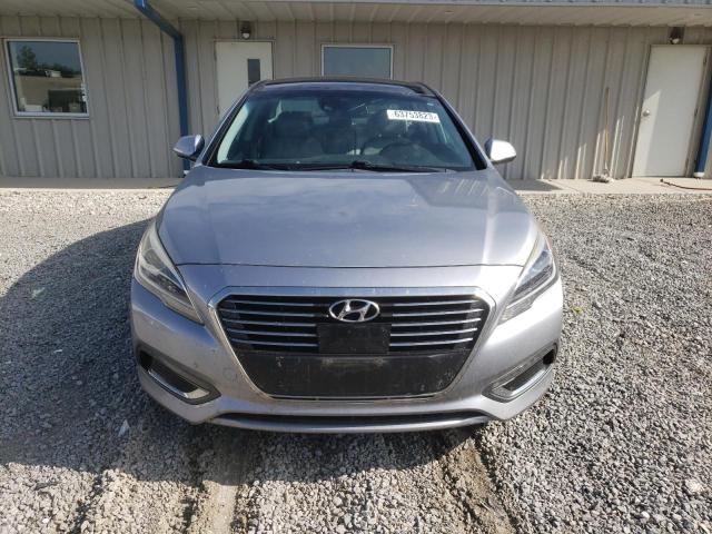 KMHE34L18HA051918 - 2017 HYUNDAI SONATA HYBRID GRAY photo 5