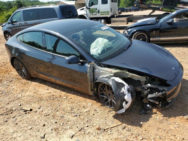 5YJ3E1EA1SF009252 - 2025 TESLA MODEL 3 GRAY photo 4