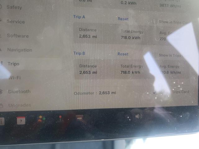 5YJ3E1EA1SF009252 - 2025 TESLA MODEL 3 GRAY photo 9