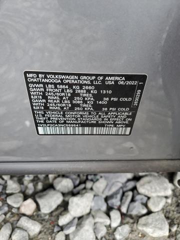 1V2LP2CA3NC559541 - 2022 VOLKSWAGEN ATLAS SE Күміс фото 13