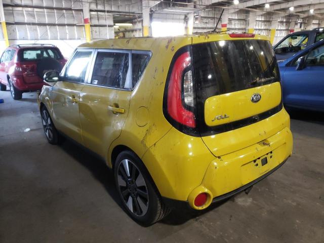 KNDJX3A57E7021521 - 2014 KIA SOUL ! YELLOW photo 3