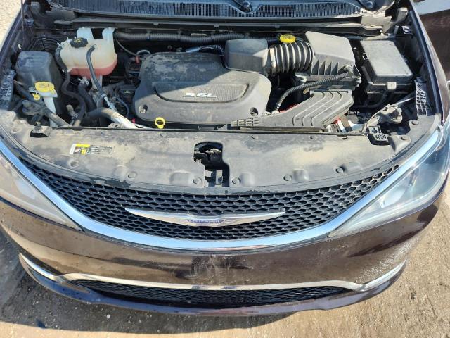 2C4RC1BG6HR525418 - 2017 CHRYSLER PACIFICA TOURING L BLACK photo 12