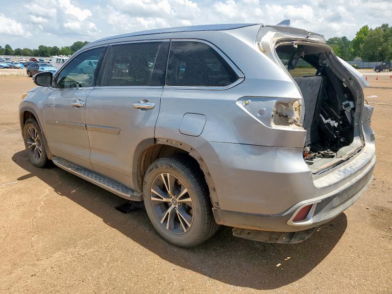 5TDKKRFH4GS158482 - 2016 TOYOTA HIGHLANDER XLE ვერცხლისფერი ფოტო 2