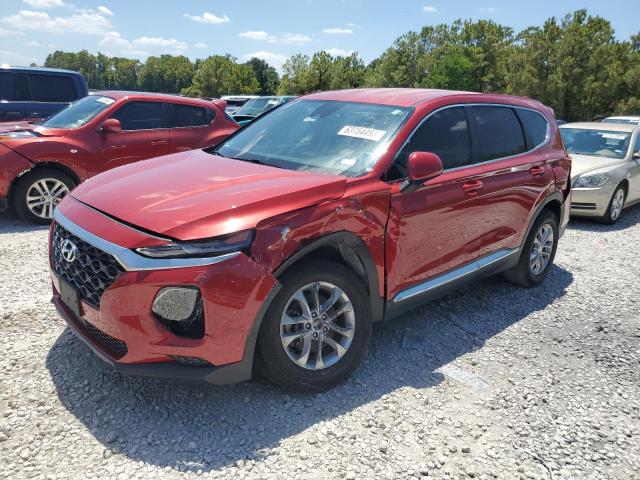 5NMS23AD9KH034642 - 2019 HYUNDAI SANTA FE SE RED photo 1