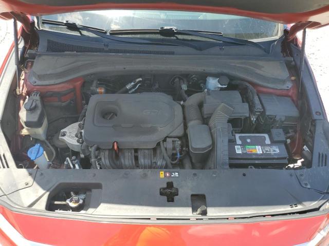 5NMS23AD9KH034642 - 2019 HYUNDAI SANTA FE SE RED photo 11