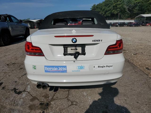 WBAUN1C56DVH78201 - 2013 BMW 128 I WHITE photo 6