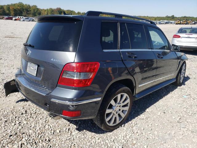 WDCGG8HB3AF355199 - 2010 MERCEDES-BENZ GLK 350 4MATIC GRAY photo 4