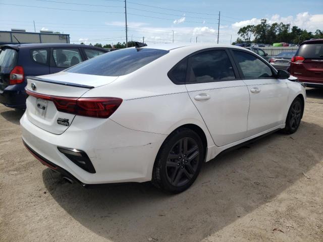 3KPF34AD6ME333651 - 2021 KIA FORTE GT LINE WHITE photo 3