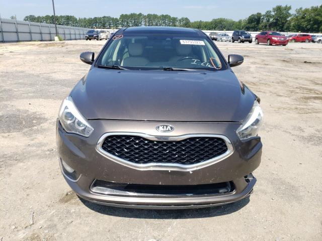 KNALN4D73E5125790 - 2014 KIA CADENZA PREMIUM SILVER photo 5